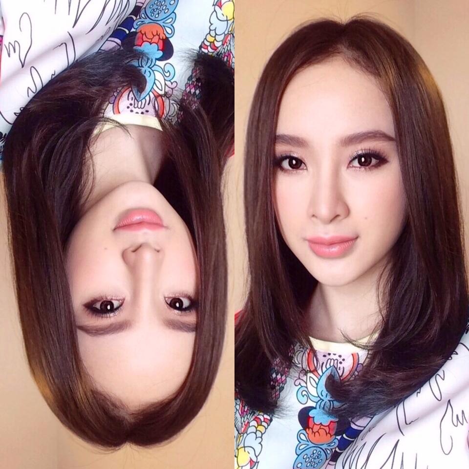 Angela Phương Trinh 'Hoạ Mi tóc ngắn đang phiêu du ngoài biển Hạ Long có nhớ Angela Phương Trinh tóc bồ câu không, hehe'.